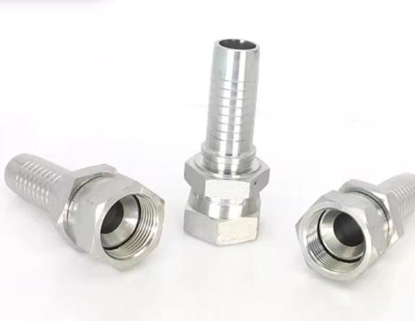 Stainless Jic Thread Fitting One Piece Crimping for Hydraulic Hose Female Connection