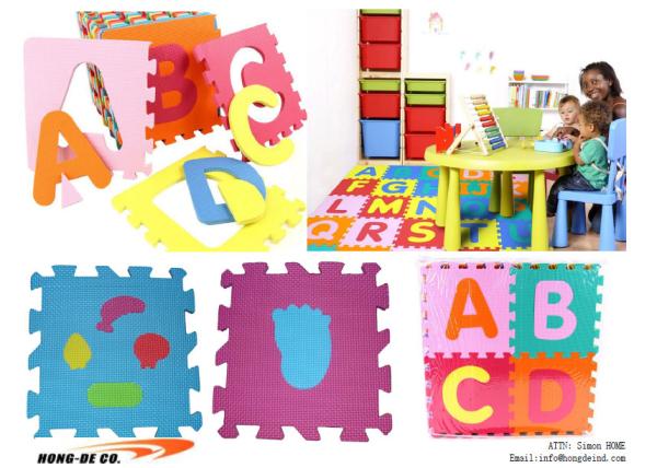 12” esteiras educacionais do assoalho do alfabeto X12