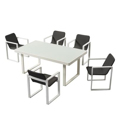 1.2mm Powder Coated Aluminium Outdoor Cafe Chairs And Tables