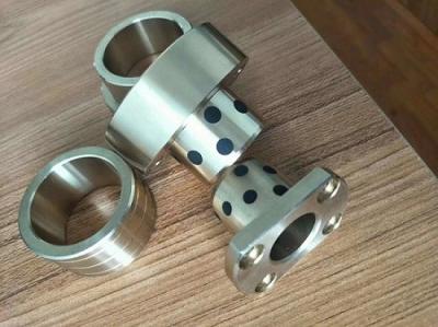 Easy Installation Cast Bronze Bushings , Self Lube Aluminum Bronze Bearing