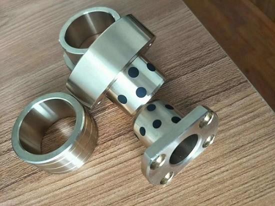 Easy Installation Cast Bronze Bushings , Self Lube Aluminum Bronze Bearing