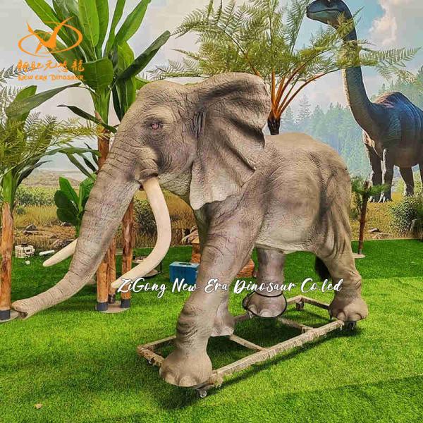 Custom 3D Animal Models Realistic Animatronic Elephant For Exhibition