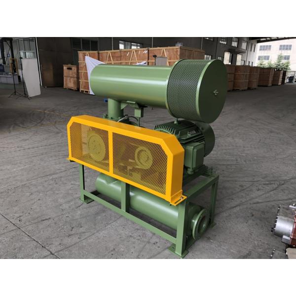 Cast Iron 3 Lobe Roots Blower With Army Green Color , Long Life