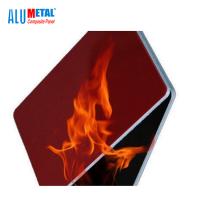 fogo de 1220x2440mm - uma deflexão Nontoxic de 115 graus do painel composto de alumínio do retardador
