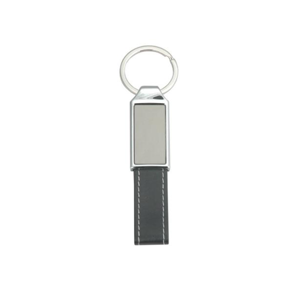 Aleación de cuero de costura Mini Key Holder Leather Strap del cinc de los llaveros de la PU