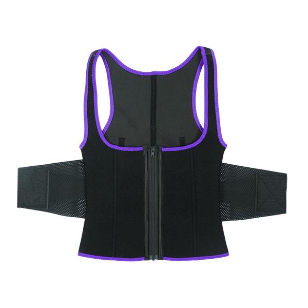 Эластичные женщины жилета тренера талии разминки закрытия молнии пояса плюс размер