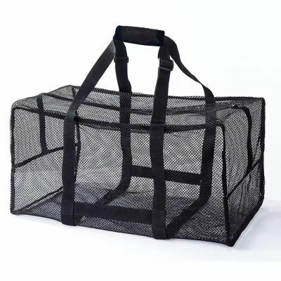 Large Capacity Lightweight Mesh Diving Bag Beach Duffle For Scuba Snorkeling