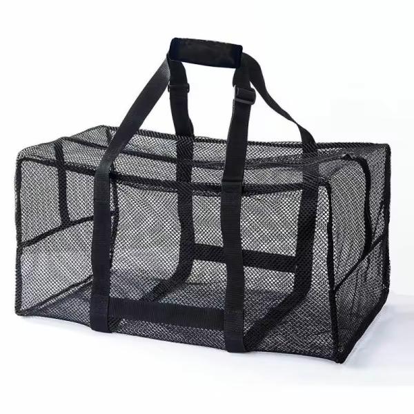 Large Capacity Lightweight Mesh Diving Bag Beach Duffle For Scuba Snorkeling