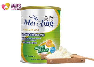 Açúcar de pó de creme completo do leite da cabra da boa saúde - 800g livre na lata