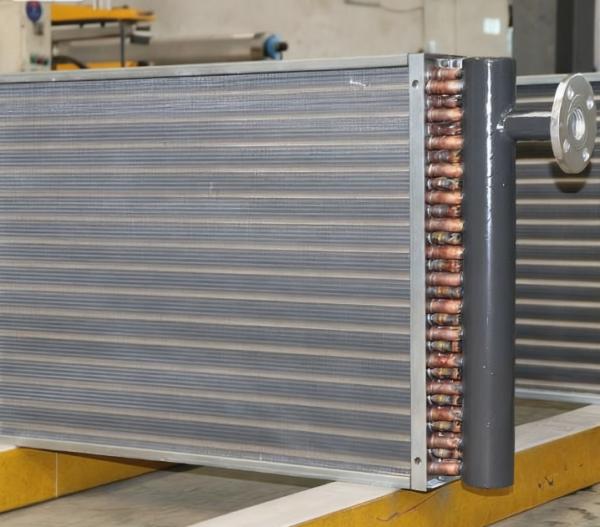 Copper Water-Cooled Condenser with Aluminum Fins for HVAC Systems