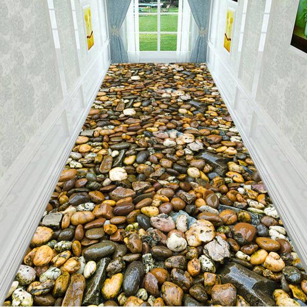 Печатание 3D Washable бегунов полиэфирного волокна 50m Hall дополнительное длинное