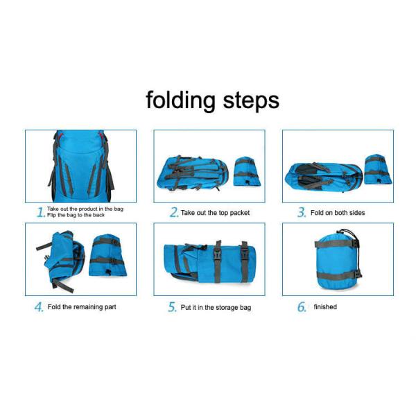 Рюкзак Daypack 35L рюкзака облегченного перемещения Packable складной располагаясь лагерем