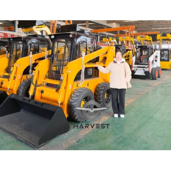850kg JC60 Skid Steer Loader with Broom Hot Sale In South Africa