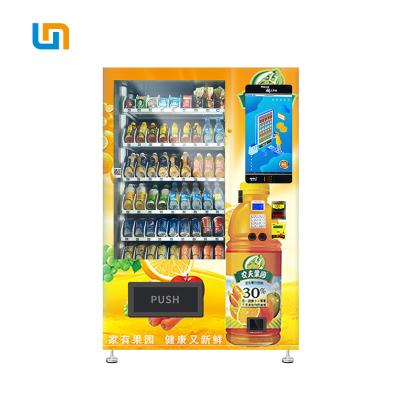 O frasco da salada enlatou máquinas de venda automática da bebida da garrafa com o tela táctil de 22 polegadas, máquina de venda automática do tela táctil, mícron