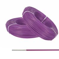 Le téflon échoué de FEP a étamé la couleur pourpre 200C d'A.W.G. du câblage cuivre 14