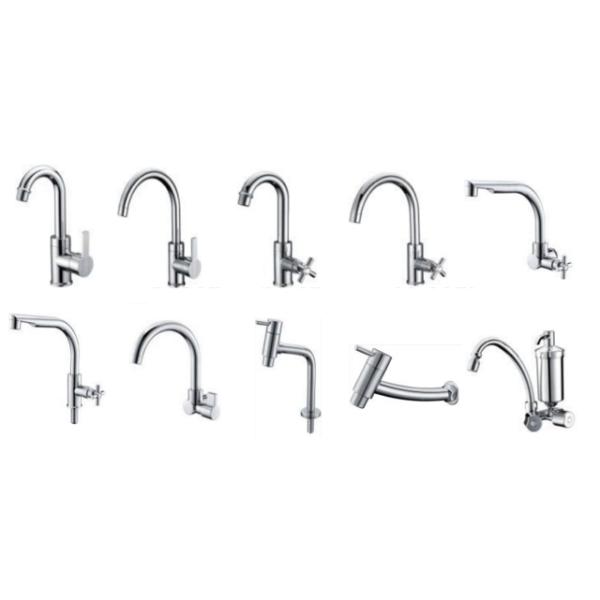 Lead Free Single Hole Faucet , Deck Mounted Single Hole Vessel Sink Faucet