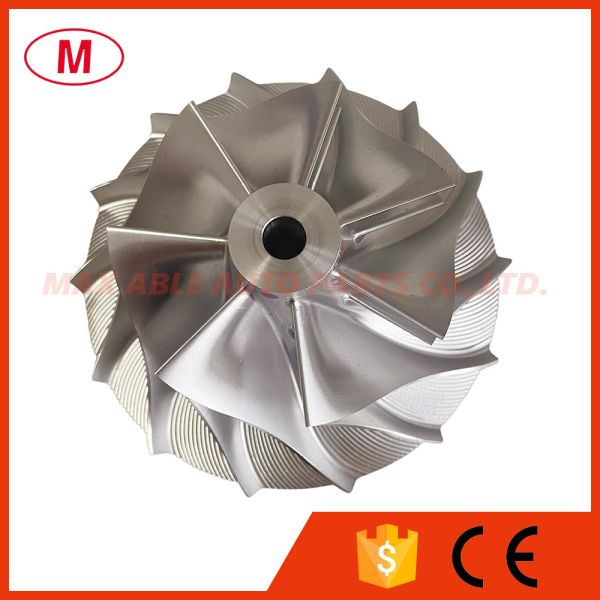 HX50 68.55/99.01mm 7+7 blades milling/aluminum 2618/billet compressor wheel