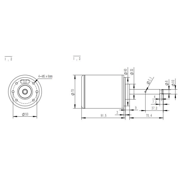Мотора двигателя электрического двигателя 10S DC 36V мотор водоустойчивого подводного безщеточный