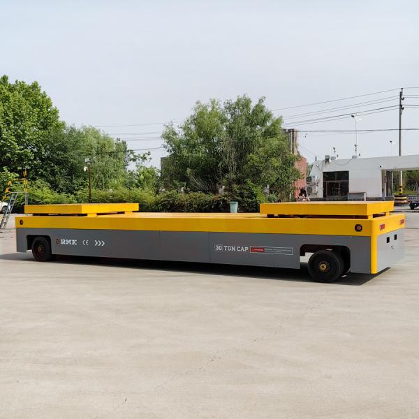30T Industrial Transfer Cart Hydraulic Lift Steel Structure Heavy Duty