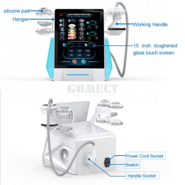 Máquina de Terapia de Ondas de Choque Profesional para la Recuperación de Lesiones Deportivas y Clínicas de Fisioterapia