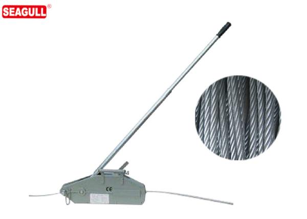 5 Ton Hand Winch / Wire Rope Pulling Hoist With Aluminum Body