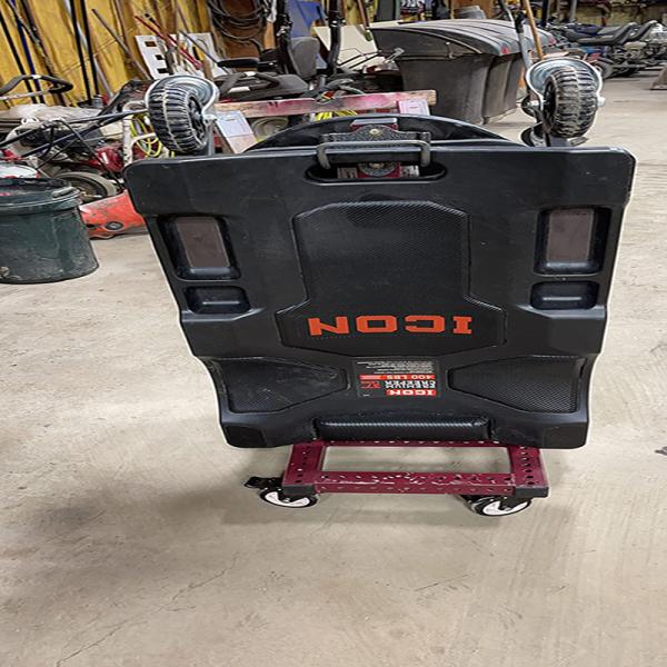 Black Swivel Heavy Duty Casters 2000 Lbs Sandwich Wheel With Brake