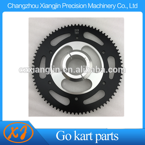 Aluminum 7075T6 Go-Kart Sprocket Carrier With Sprocket 219 Go kart Spare parts OEM Go kart parts