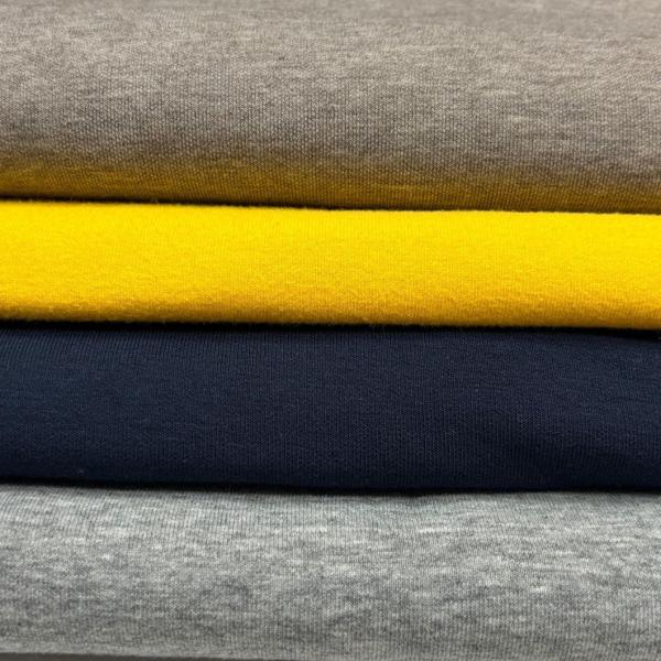 71%Cotton 24%Polyester 5%Spandex Grey Melange CVC Scuba for Sports
