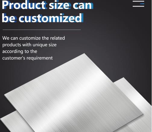 HL Brushed 0Cr25Ni20 Thickness 1.2mm Stainless Steel Sheet Metal