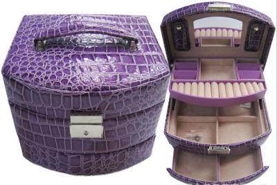 European new style jewelry box PU crocodile jewelry box jewelry box jewelry box