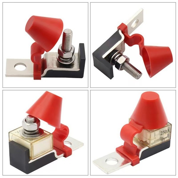 High Current Single Dual MRBF Terminal Fuse Block 30-500A for DC Main Inverter Windlass and Bow Thruster Circuit protection