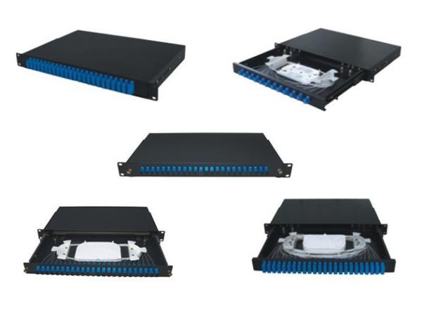 32 Core Optical Patch Panel 19 Inch Rack Mount SC Adapter Pigtails Inside