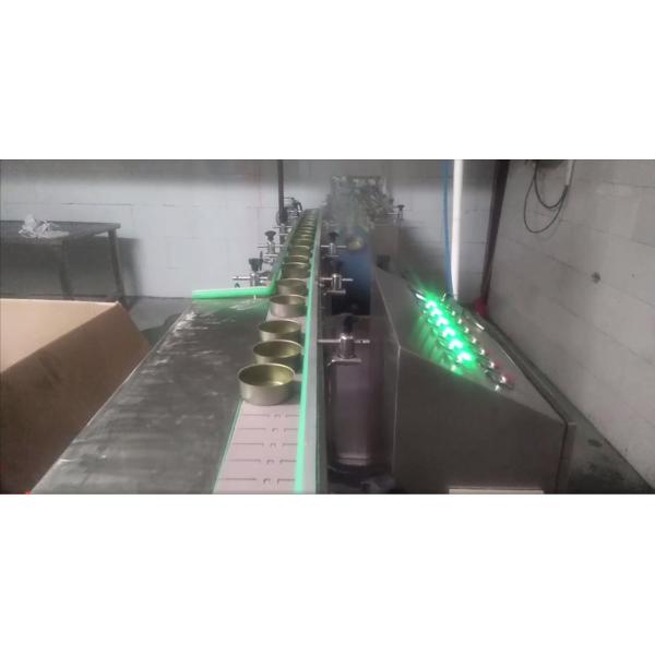 Линия по производству консервов из тунца, морских звезд, сардин и рыбы в консервах