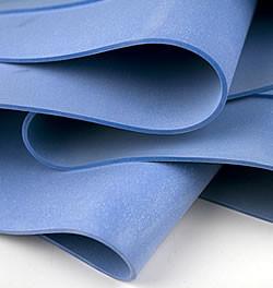Hoja 4m m da alta temperatura azul del silicón de 2m m 3m m a prueba de calor