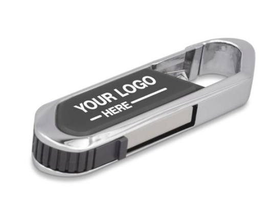 High Speed Foldout Carabiner USB Flash Drive 64GB to 1TB Leather Pen Drive 32GB for Business Promotion