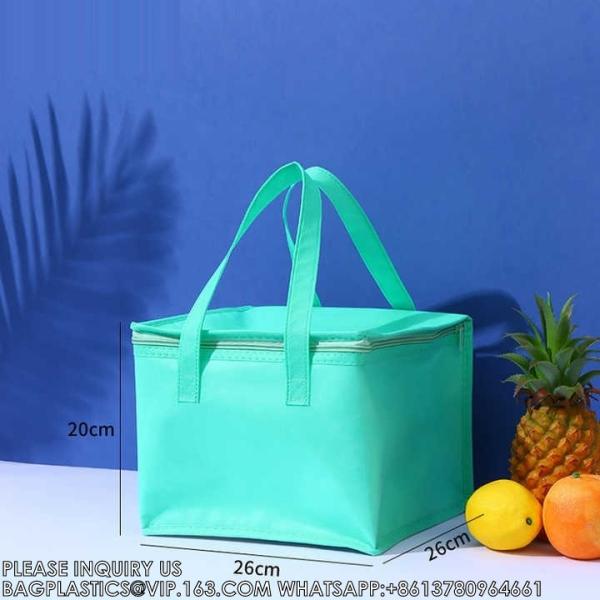 Cake Food Delivery Extra Large Non Woven Insulated Tote Food Bag Cooler Bag Catering Food Thermal Insulation Bag