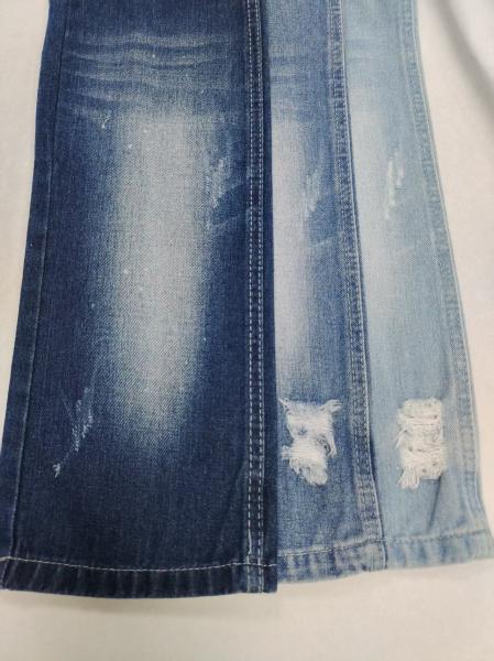 Non Stretch Cotton Polyester  Denim Fabric DARK INDIGO JSD3226 for Summer  jeans  clothing style TWILL
