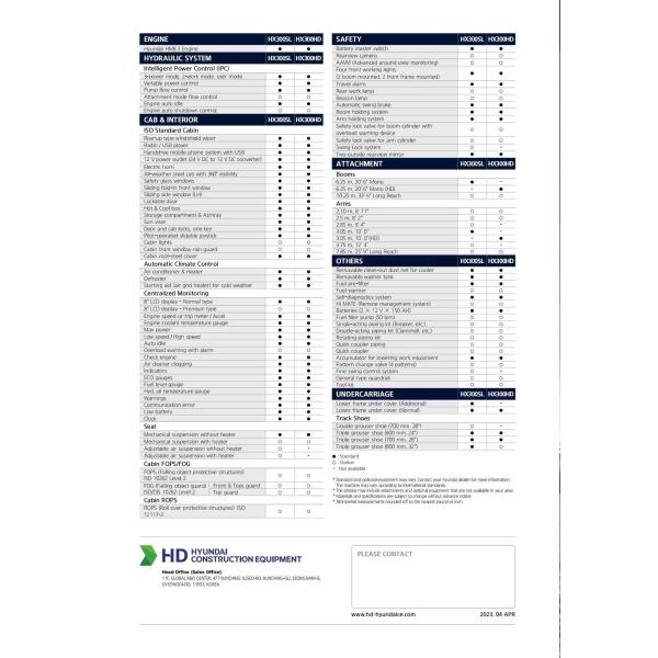 Cummins HM8.3 Engine Korea Hyundai Excavator HX300HD 30 Ton Jindongyu Machinery