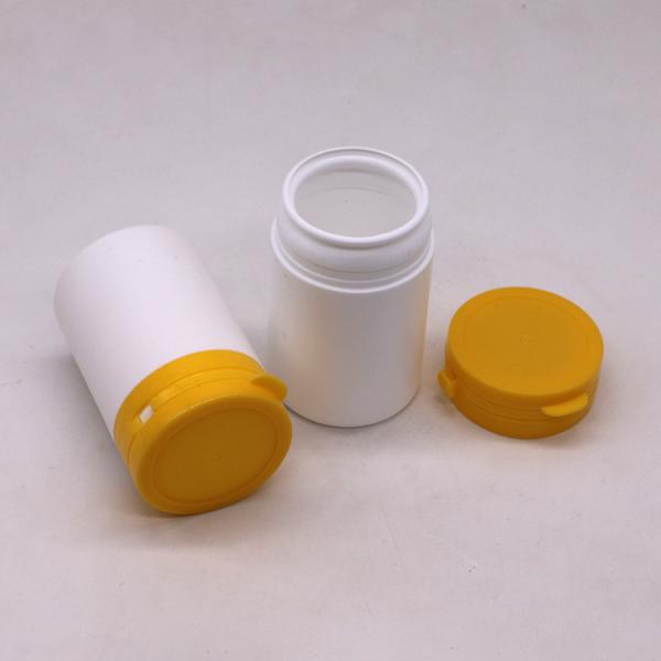 Vitamin Supplement Container 70ml HDPE Medicine Jar Bottle with Tearing off Cap