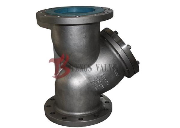Cast SS Y Type Strainer Industrial , API Pipeline Y Strainers RF / BW