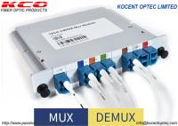 Adaptateur duplex optique passif du multiplexeur LC UPC de fibre de 6CH CWDM