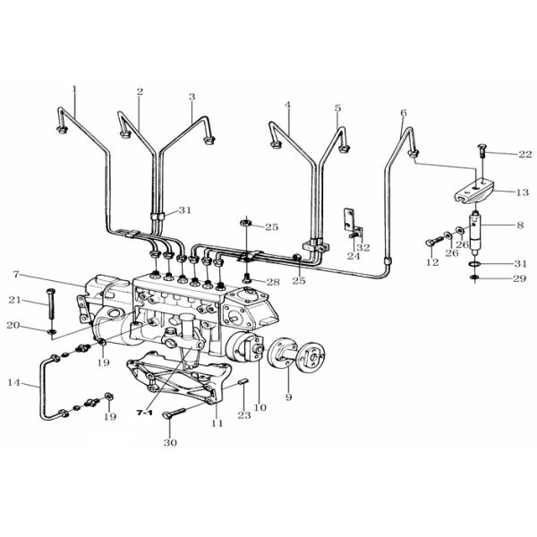 VG1560080023 WD615 Engine HOWO Fuel Injection Pump