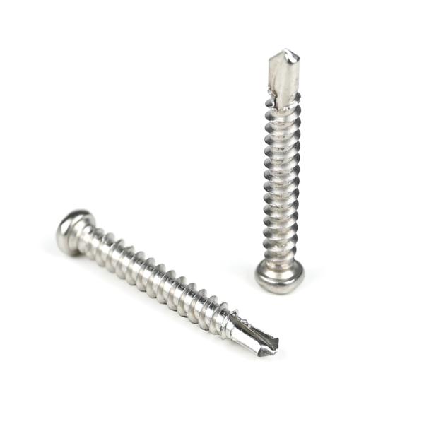 Acier inoxydable à entraînement carré Pan Head Self Drilling Tapping Screws Sus410 L/C Délai de paiement