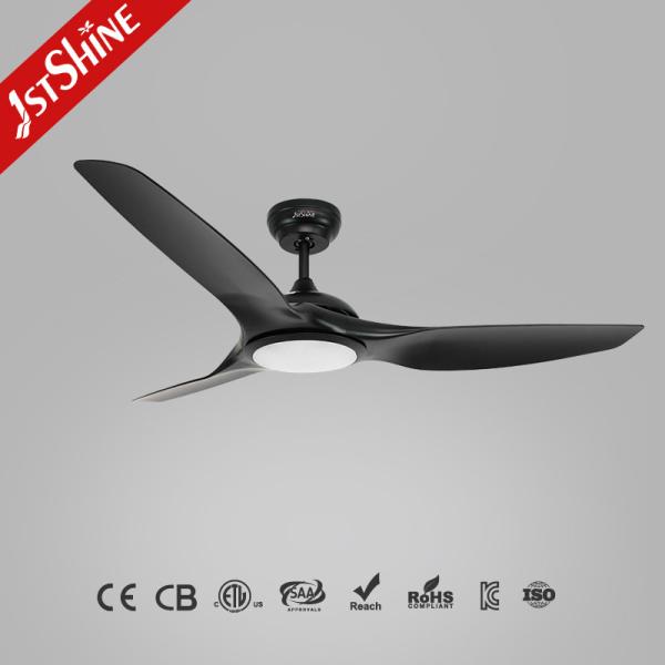 レッド 35w 6 スピード DC モーター 天井扇風機 リモコン付き 黒色ABSブレード