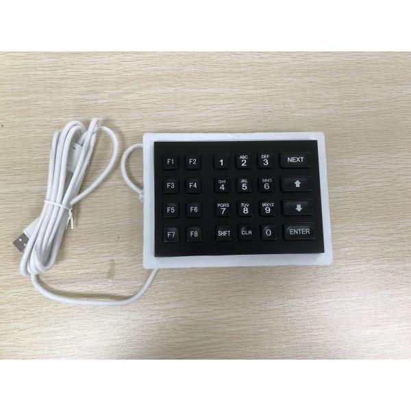 Chaves industriais pretas galvanizadas IP65 NEMA4X da matriz do teclado numérico numérico 6x4