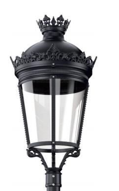 Black 40W-100W LED Garden Light IP66 For Outdoor Courtyards