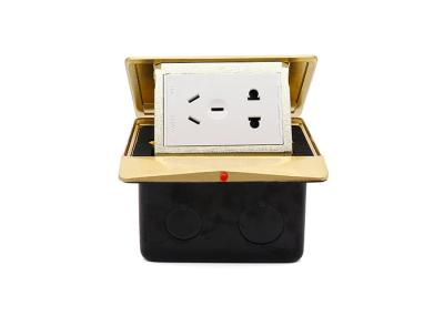 Commercial Waterproof Floor Outlet , Soft Pop Up Power Socket Floor Mounted
