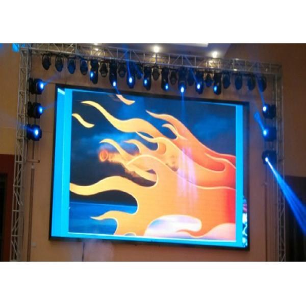 Stage Background HD LED Video Wall Display , Full Color RGB 4mm LED Screen