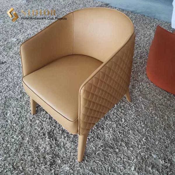 Living Room Lounge Chair, Modern Leisure Chair, Leather Lounge Chair, High Density Foam, PU Leather Upholstery
