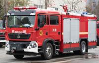 Sinotruk HOWO 6t Cafeterías de espuma de agua Camión de extinción de incendios polivalente China Manufacturer